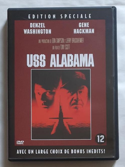 USS Alabama (Washington/Hackman) comme neuf, CD & DVD, DVD | Action, Comme neuf, Guerre, À partir de 12 ans, Enlèvement ou Envoi