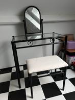 Schminktafel met hartjes, Huis en Inrichting, Ophalen, Gebruikt, Make-up tafel, Metaal of Aluminium