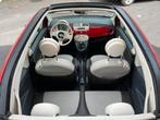 Fiat 500 Cabrio | essence | bien entretenue, Autos, 5 places, Carnet d'entretien, 500C, Cuir et Tissu