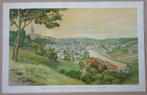 HENRY MEUNIER / SAMBRE ET MEUSE / CHROMOLITHO / 70x110cm, Ophalen of Verzenden