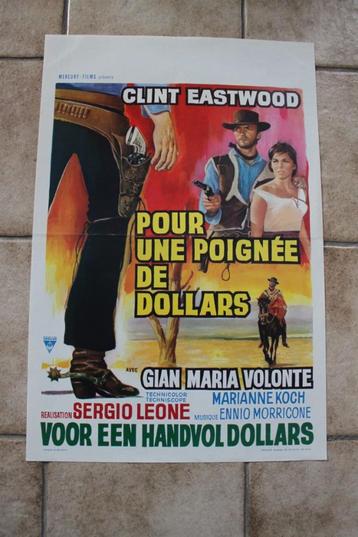filmaffiche Clint Eastwood A Fistful of Dollars filmposter beschikbaar voor biedingen