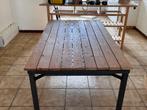 Table ikea « hack » bois/ metal, Huis en Inrichting, Tafels | Salontafels, Ophalen, Gebruikt, 100 tot 150 cm, 50 tot 100 cm