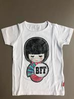 T-shirt blanc avec BFF Name it taille 110-116, Comme neuf, Name it, Fille, Chemise ou À manches longues