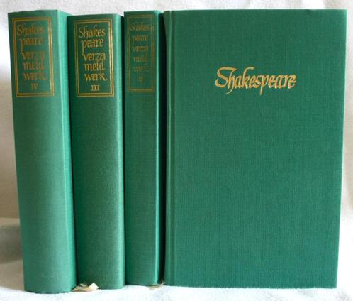 Shakespeare Verzameld Werk 4 delen: I.Tragedies II.Blijspel, Boeken, Literatuur, Ophalen of Verzenden