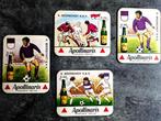 VOETBAL BIER KAARTEN BEERSCHOT 4X APOLLINARIS, Verzenden