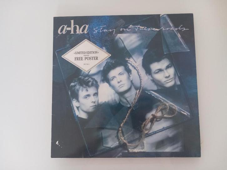 *affiche* LP vinyl A-HA Stay on these roads Pop Soft Rock, CD & DVD, Vinyles | Pop, 12 pouces, Enlèvement ou Envoi