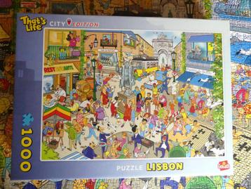 Puzzel That’s life : City edition :  LISABON – 1000 stukjes beschikbaar voor biedingen