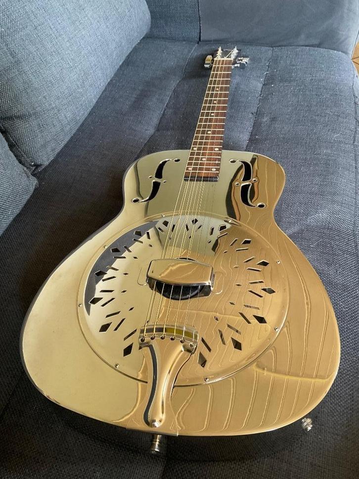 Electro-acoustique type « Dobro » Rekording King, Muziek en Instrumenten, Snaarinstrumenten | Gitaren | Akoestisch, Gebruikt, Resonator- of Dobrogitaar