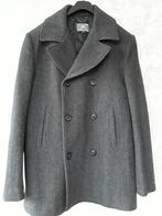 Halflange heren mantel merk Tim Moore, Kleding | Heren, Ophalen of Verzenden, Zo goed als nieuw, Maat 48/50 (M), Grijs