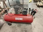 Compressor Brown, Doe-het-zelf en Bouw, Compressors, Ophalen, Gebruikt, Mobiel, 10 bar of meer