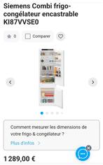 Combi Réfrigérateur Congélateur Intégrable SIEMENS  NEUF, Electroménager, Enlèvement