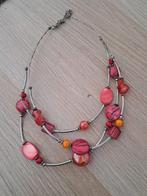 Ketting met roze parels, Ophalen