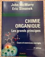 Livre de chimie organique John Mc Murry, Livres, Livres d'étude & Cours, Comme neuf