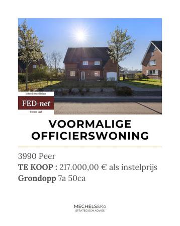 Te koop in Peer: ruimte, rust en potentieel onder één dak beschikbaar voor biedingen