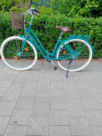 Elops 520 stadsfiets laag frame groen  beschikbaar voor biedingen