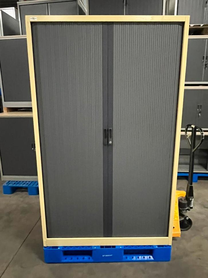 Rolluik kast/Roldeurkast/archiefkast, geel/zwart,antraciet, Bricolage & Construction, Chariots de transport, Enlèvement