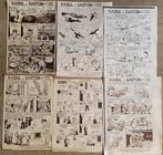 6 oude stripknipsels: Raoul et Gaston (1945), Ophalen of Verzenden, 1940 tot 1960, Knipsel(s)