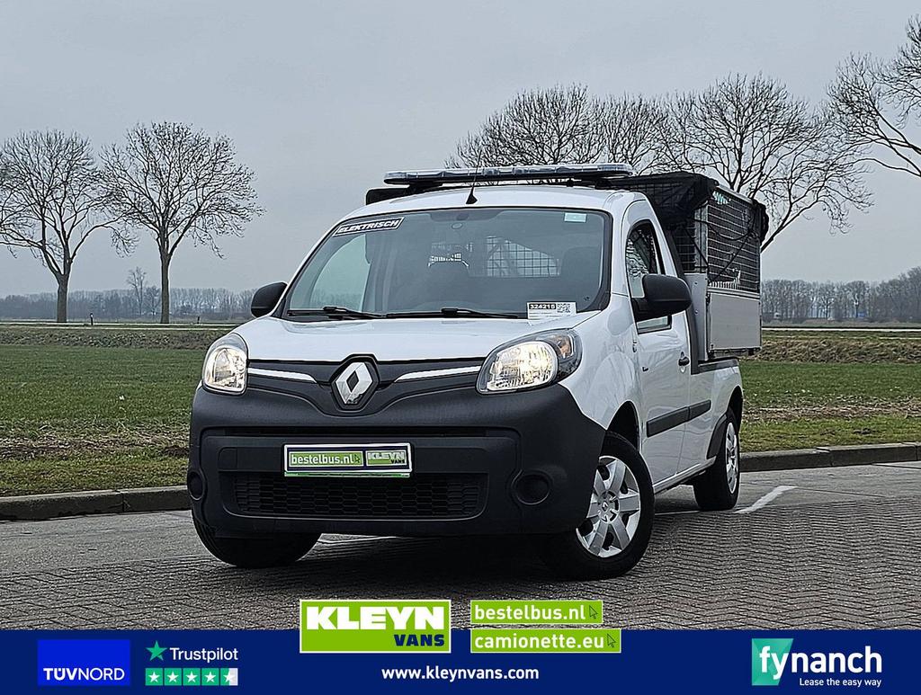 Renault KANGOO Z.E. Open-Laadbak!, Auto's, Bestelwagens en Lichte vracht, Automaat, Renault, Wit, Te koop