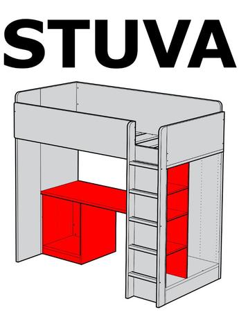 IKEA Stuvabed - Småstad beschikbaar voor biedingen