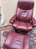 Relaxzetel Stressless + voetbankje, Huis en Inrichting, Ophalen, Gebruikt