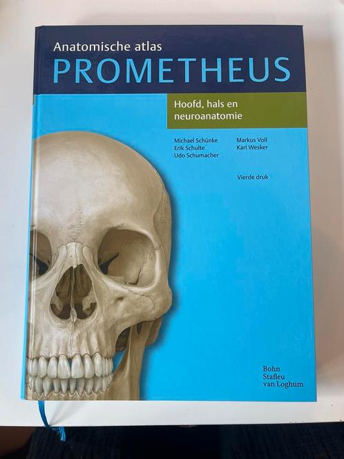 Anatomische atlas PROMOTHEUS - hoofd, hals en neuroanatomie, Boeken, Wetenschap, Zo goed als nieuw, Ophalen of Verzenden