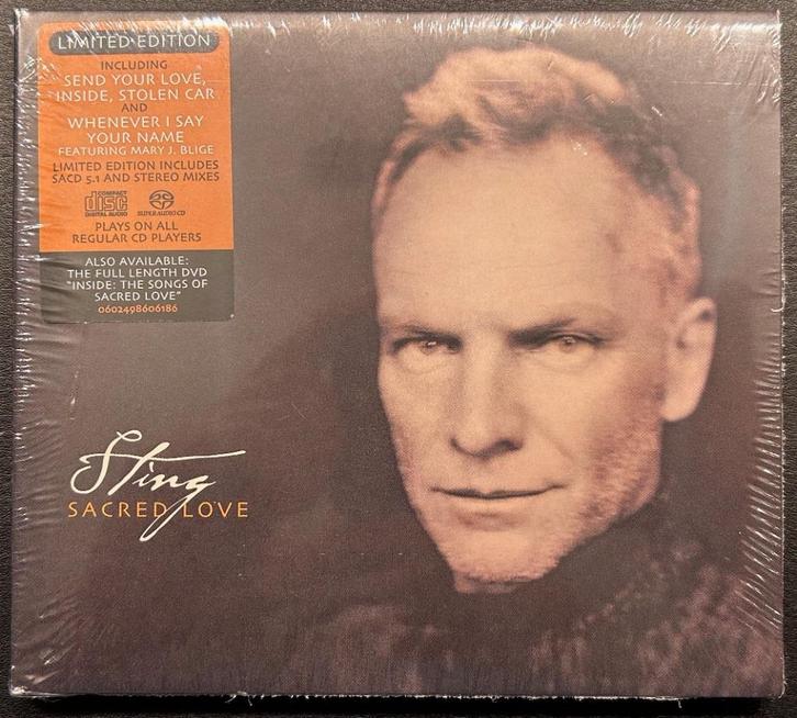STING - Sacred love ( SACD ), Cd's en Dvd's, Cd's | Rock, Zo goed als nieuw, Poprock, Verzenden