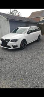 Skoda octavia vrs, Auto's, Leder en Stof, Wit, USB, Break