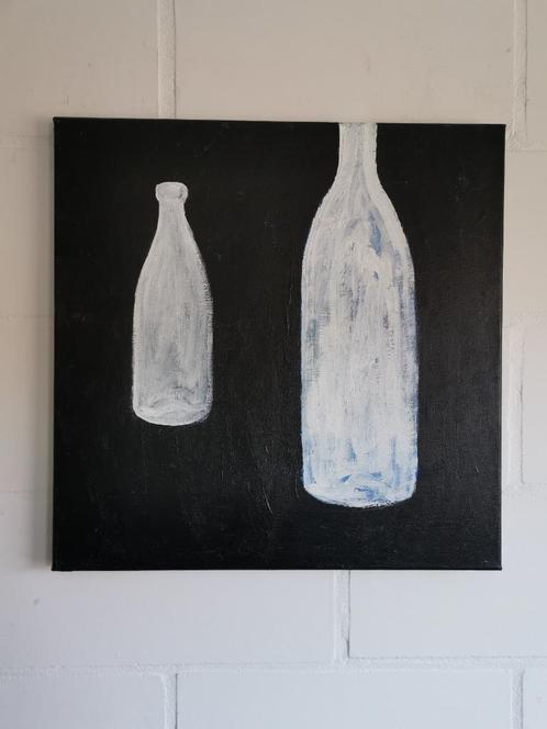 Fragiele compositie - acryl op doek, Antiek en Kunst, Kunst | Schilderijen | Modern, Ophalen