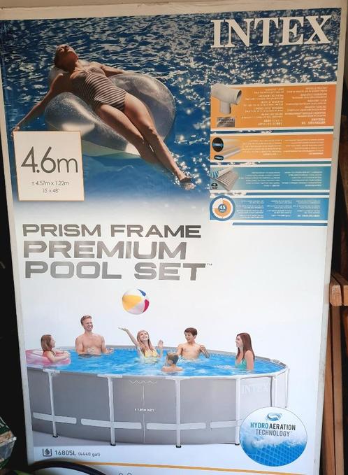 Intex zwembad met Prism Frame - 457 x 122 cm, Tuin en Terras, Zwembaden, Nieuw, Opzetzwembad, 120 cm of meer, 400 cm of meer, 300 cm of meer