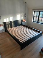 Ikea bedframe MALM (laag) zwart, Huis en Inrichting, Slaapkamer | Bedden, Ophalen, Zo goed als nieuw, Zwart