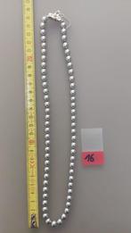 Parelketting Perlas Sureda Manacor Mallorca L25cm grijs, Ophalen of Verzenden, Nieuw, Grijs
