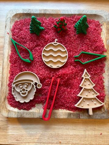 Speelset kerst (sensorisch speelgoed) beschikbaar voor biedingen