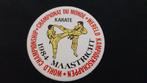 Autocollant ancien World Karate Martial Arts 1984 Maastricht, Comme neuf, Sport, Enlèvement ou Envoi
