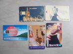Lot 5x Retro franse telefoonkaarten uit 1993 = 2 euro, Verzamelen, Telefoonkaarten, Ophalen of Verzenden