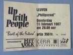 Up With People Beat of the Future Leuven Philipszaal 1987, Verzamelen, Verzenden, Zo goed als nieuw, Foto of Kaart