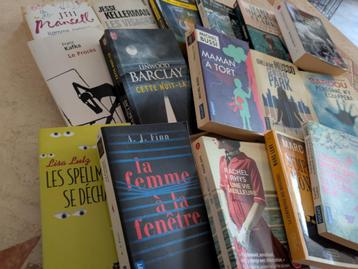 Lot de 16 romans (divers auteurs connus) pour 4,5€ (poche). beschikbaar voor biedingen