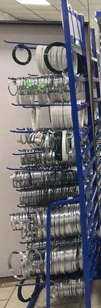 display met 1200 rondjes nieuw gegalvaniseerd draad, Doe-het-zelf en Bouw, Metalen, Ophalen, Nieuw, IJzer