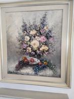 Bloemen schilderij peter brouwer met certificaat, Ophalen