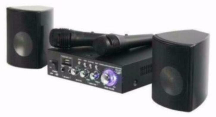 Karaoke-Star 2 Versterker 2x20Watt, 2 Boxen, 7009-B, Audio, Tv en Foto, Karaoke-apparatuur, Nieuw, Speler, Ophalen of Verzenden