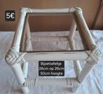 Bijzettafeltje met gekleurd glas, Antiek en Kunst, Ophalen