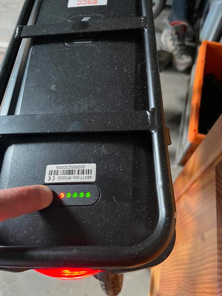 Zelfgemaakte elektrische fiets, Fietsen en Brommers, Fietsaccessoires | Fietsaccu's, Gebruikt, Ophalen