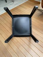 Lederen stoelen, Huis en Inrichting, Ophalen, Zwart, Leer, Zo goed als nieuw