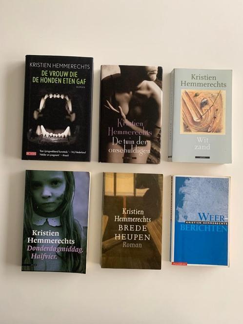 6 x Kristien Hemmerechts, in perfecte staat  De vrouw die de, Boeken, Romans, Zo goed als nieuw, Ophalen of Verzenden