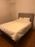 Ikea bedframe + lattenbodem, Huis en Inrichting, Slaapkamer | Boxsprings, Ophalen, 140 cm, Zo goed als nieuw, Twijfelaar
