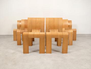  Gijs Bakker 'strip' chairs - Castelein beschikbaar voor biedingen