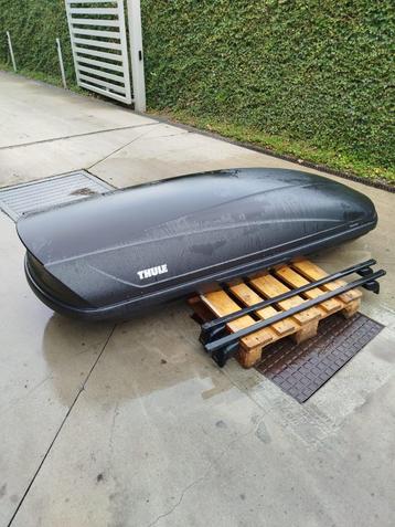Thule Motion XXL Antracite Aeroskin dakkoffer en dakdragers beschikbaar voor biedingen