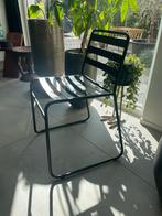 Chaises de salle à manger extérieur  interieur métal noir, Ophalen, Twee, Zwart, Zo goed als nieuw