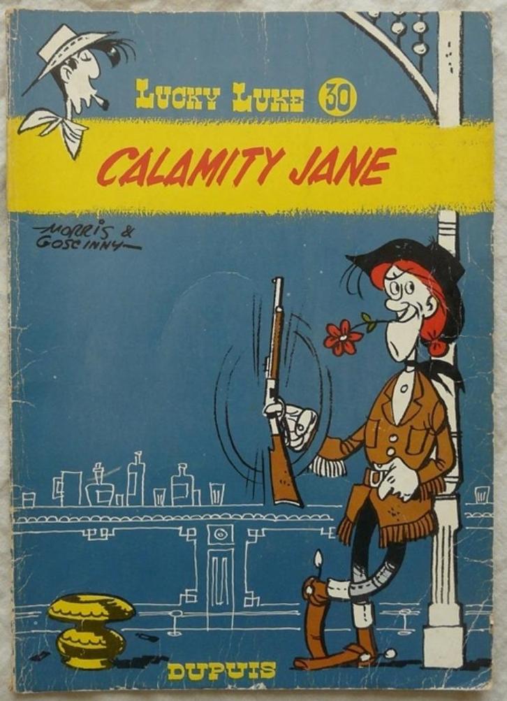 Strip Boek, Lucky Luke, Calamity Jane, Nr.30, Dupuis, 1977., Boeken, Stripverhalen, Gelezen, Eén stripboek, Ophalen of Verzenden