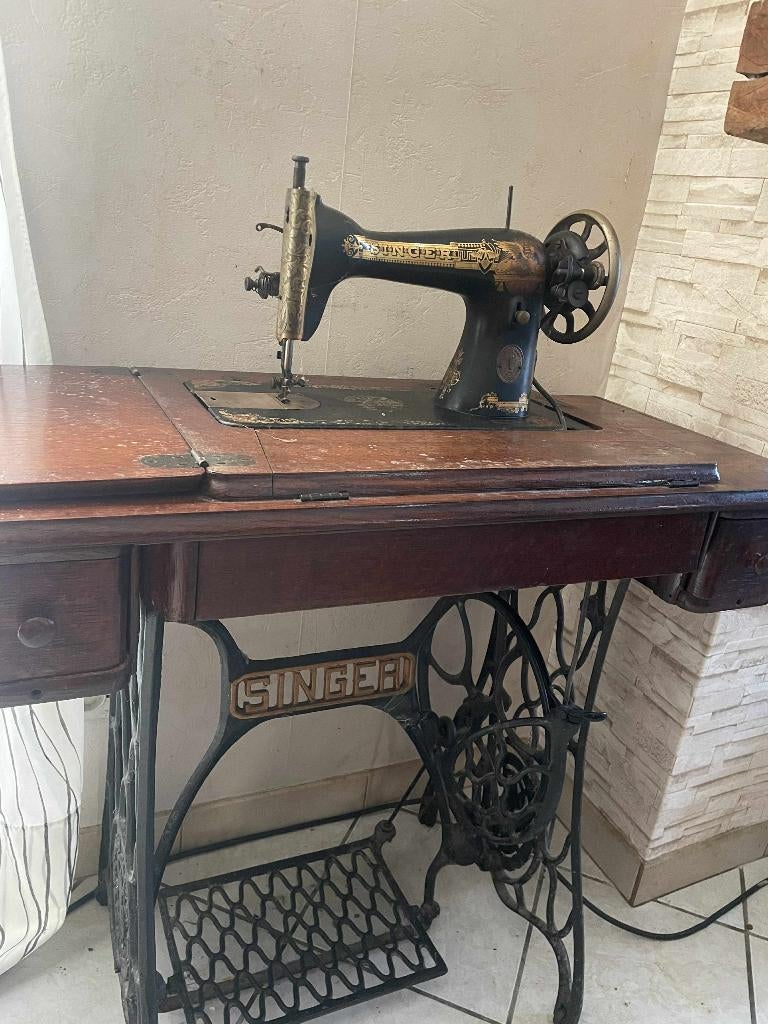 Machine a coudre, Ophalen