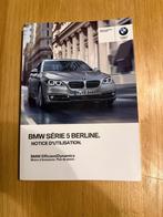 Notice BMW Série 5 F10 Facelift ed. 2014, Enlèvement ou Envoi, Neuf, BMW